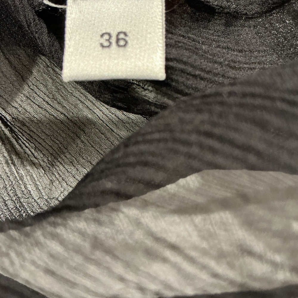 Givenchy black Ruffle Lace Robe - Picture 6 of 16